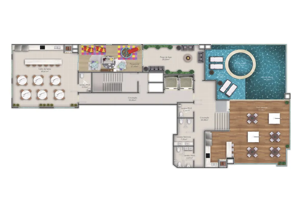 Apartamento 2 quartos para venda no bairro Morretes em Itapema