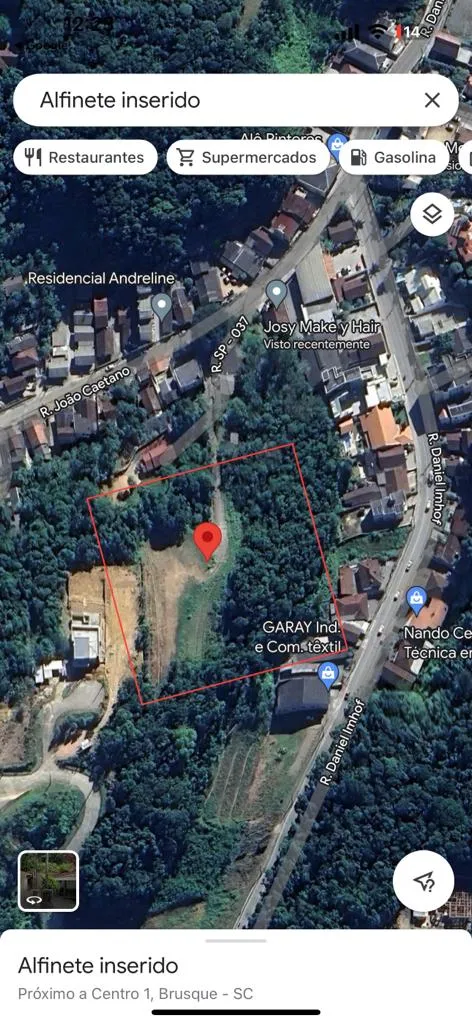 Terreno para venda no bairro São Pedro em Brusque